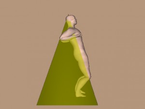 Wing_Chun_And_Triangles_01-StanceSubmergedInPyramidProfileView