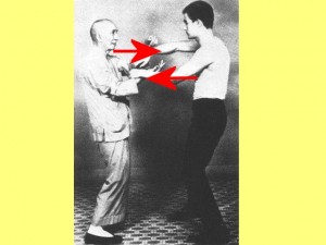 Wing_Chun_And_Triangles_Video-ArmPressingDirectionArrows