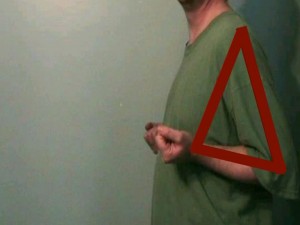 Wing_Chun_And_Triangles_Video-BeginPostionTriangle