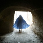 Afghan Woman In Pyramid Shaped Dress
